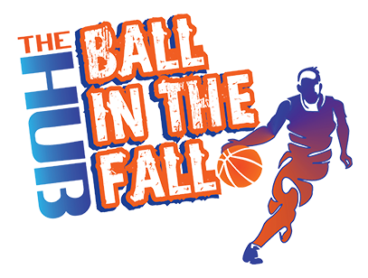 The HUB Ball In The Fall Logo slide